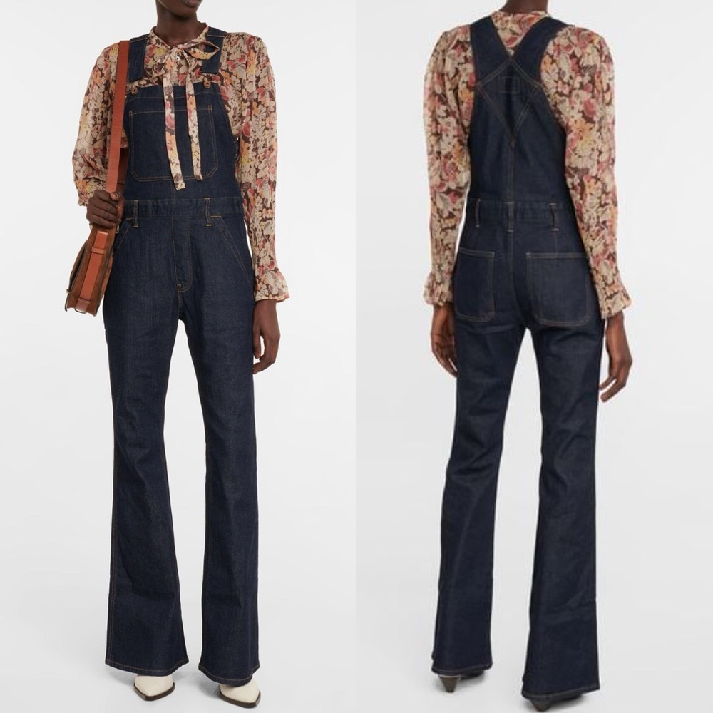 New Denim & Supply Ralph Lauren Polo Overalls Flare L… Gem